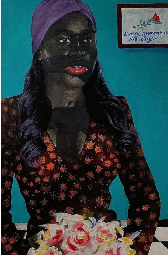 Natassha Chambliss in a gallery setting